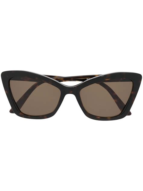 karl lagerfeld cat eye glasses|sharp cat eye sunglasses.